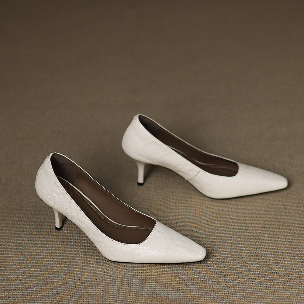 Zala | Leather-Look Heels