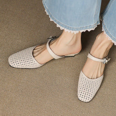 Nilda | Leather-Look Mules