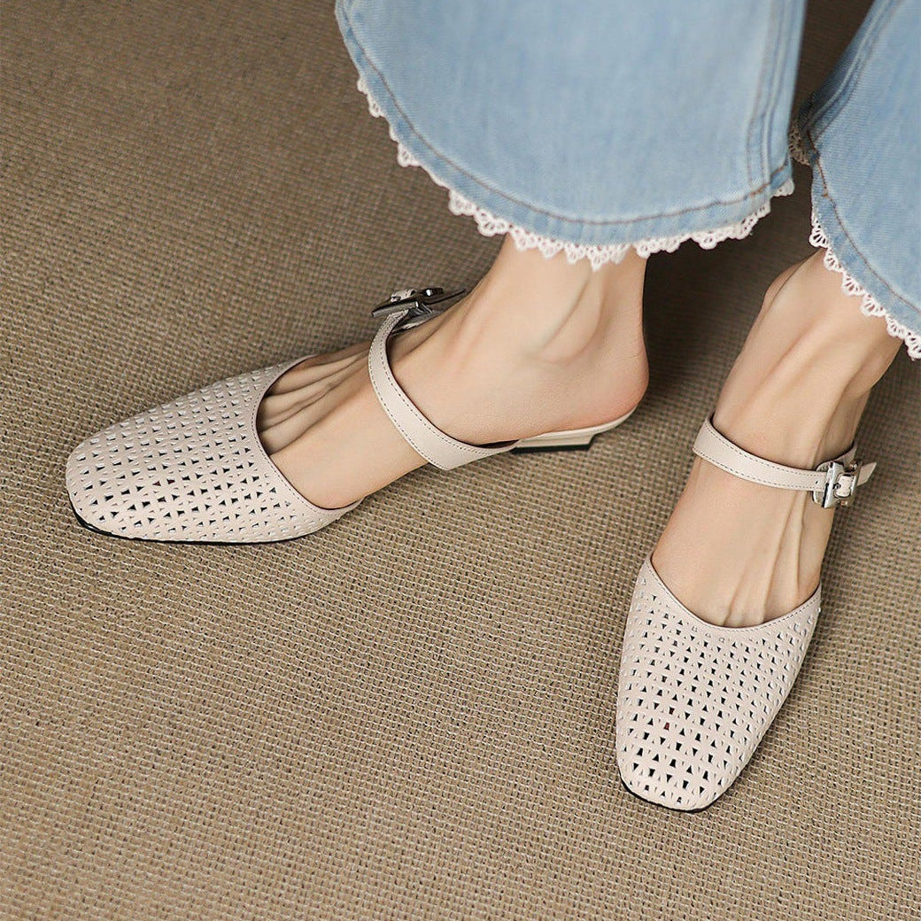 Nilda | Leather-Look Mules
