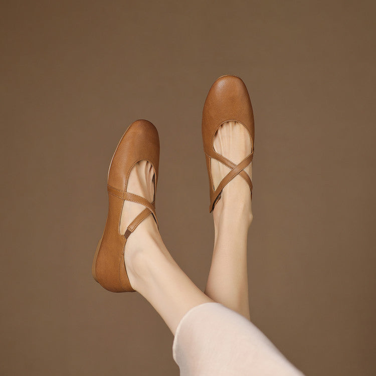 Zeor | Leather-Look Flats
