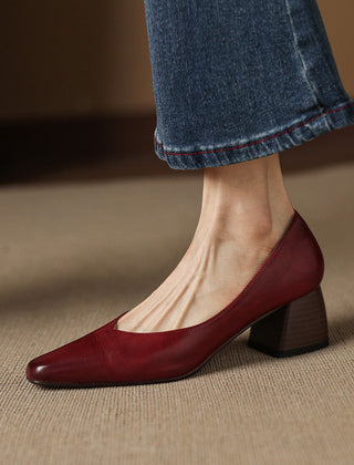 Zila | Leather-Look Heels