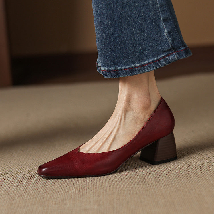 Zila | Leather-Look Heels