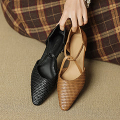 Dona | Leather-Look Heels