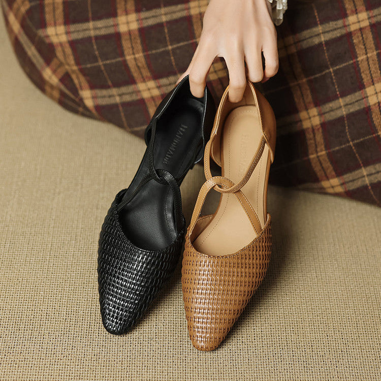 Dona | Leather-Look Heels