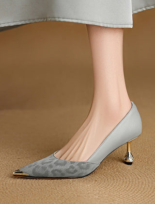 Clair | Leather-Look Heels