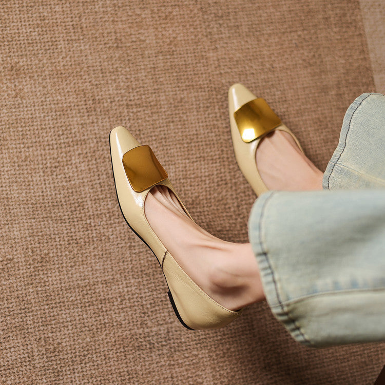 Lorea | Leather-Look Flats