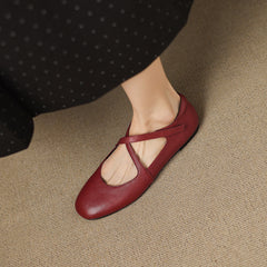 Zeor | Leather-Look Flats
