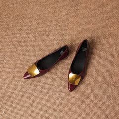Lorea | Leather-Look Flats