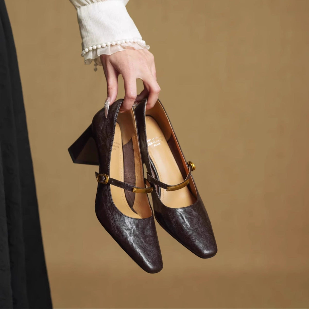 Maela | Leather-Look Heels