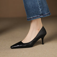 Zala | Leather-Look Heels