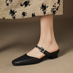 Nilda | Leather-Look Mules