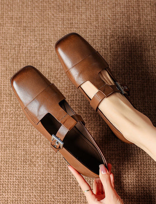 Veyra | T-Strap Block Heels
