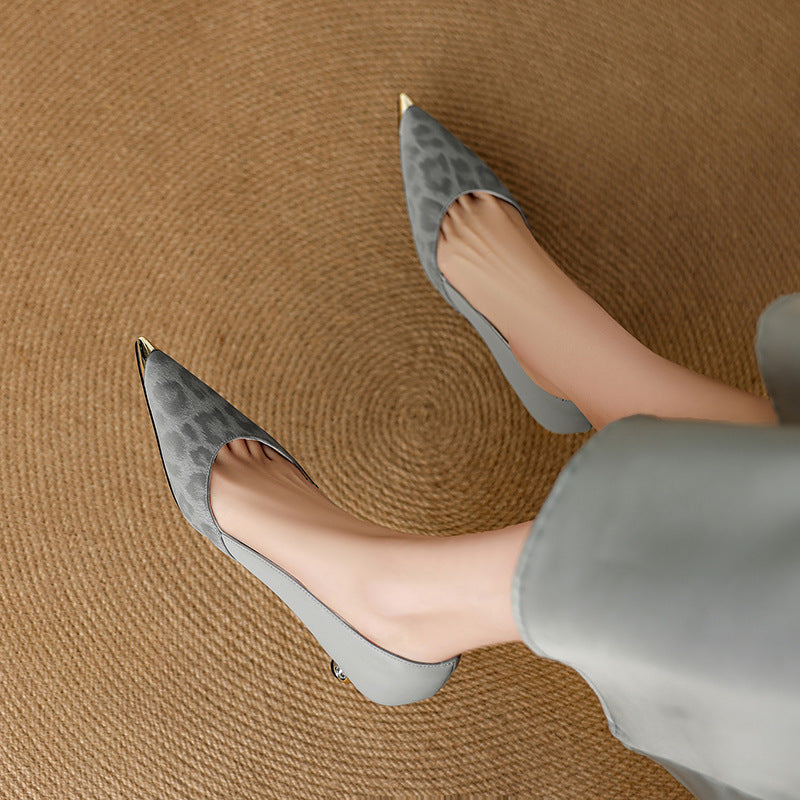 Clair | Leather-Look Heels