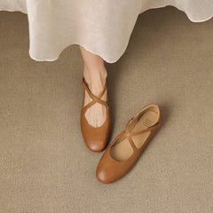 Zeor | Leather-Look Flats
