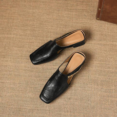 Vyla | Leather-Look Mules