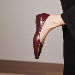 Lorea | Leather-Look Flats
