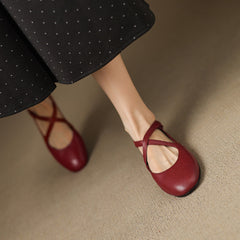 Zeor | Leather-Look Flats