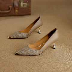 Clair | Leather-Look Heels