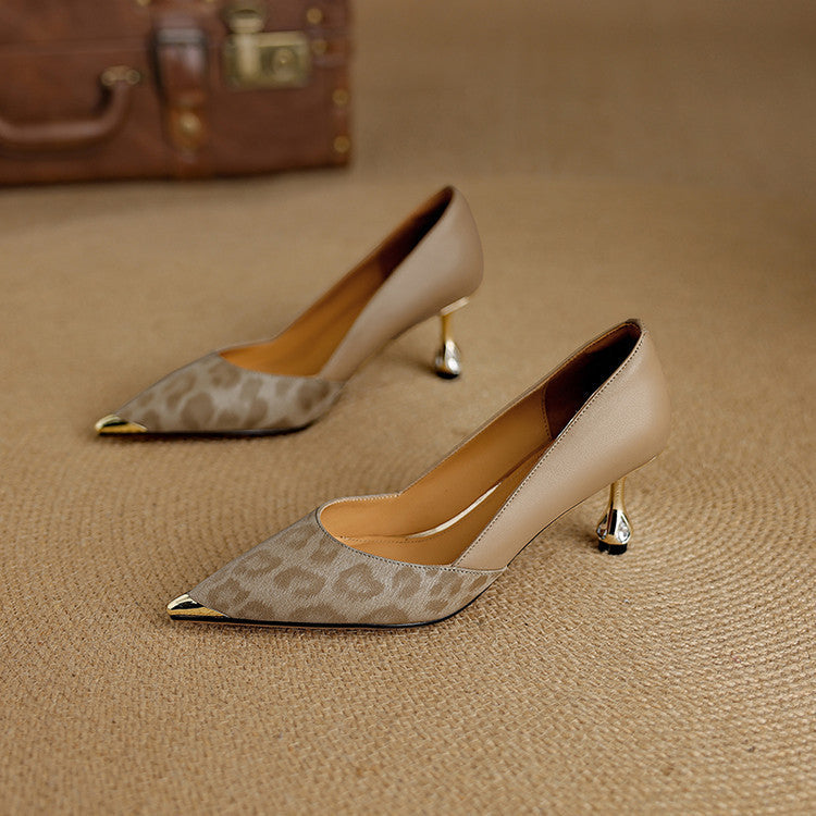 Clair | Leather-Look Heels