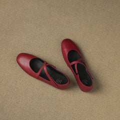 Zeor | Leather-Look Flats
