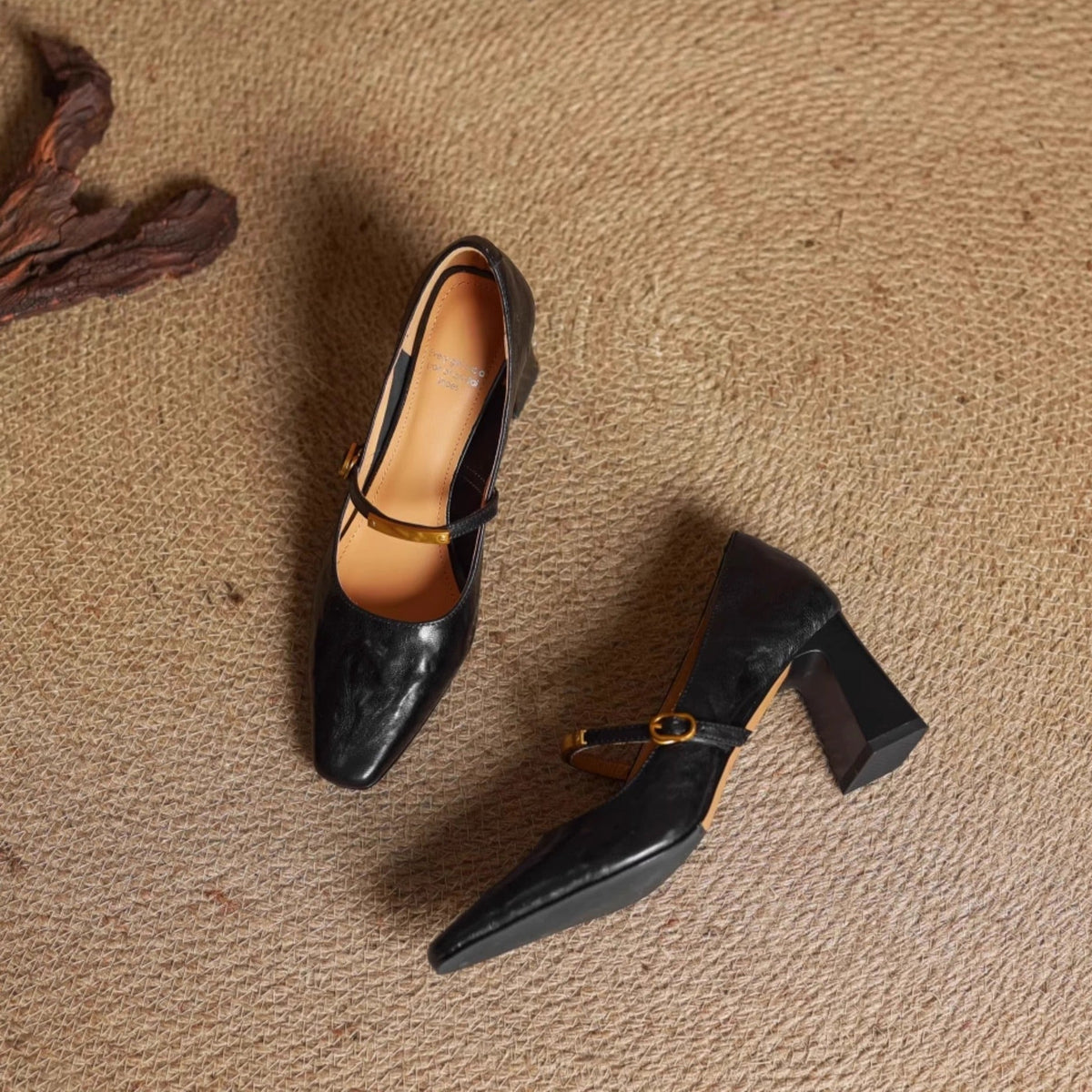 Maela | Leather-Look Heels