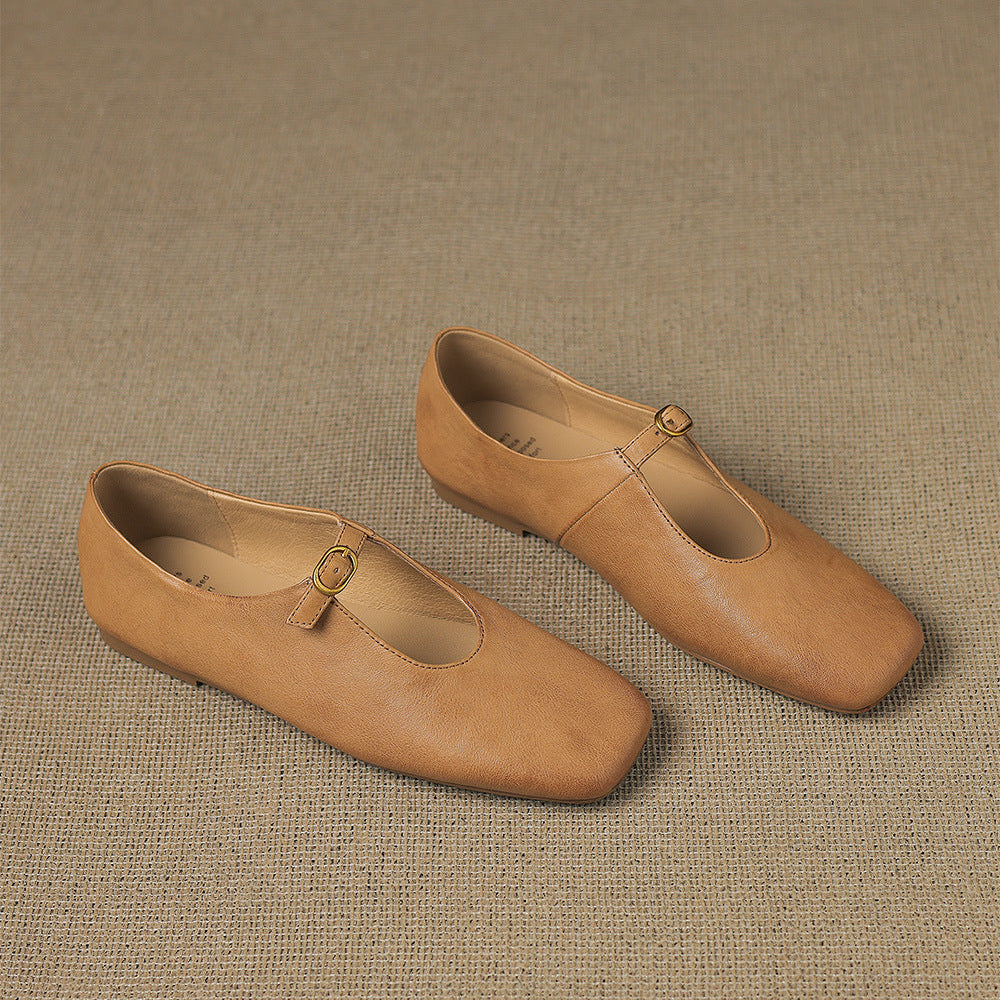 Catriona | High-Vamp Mary Jane Flat