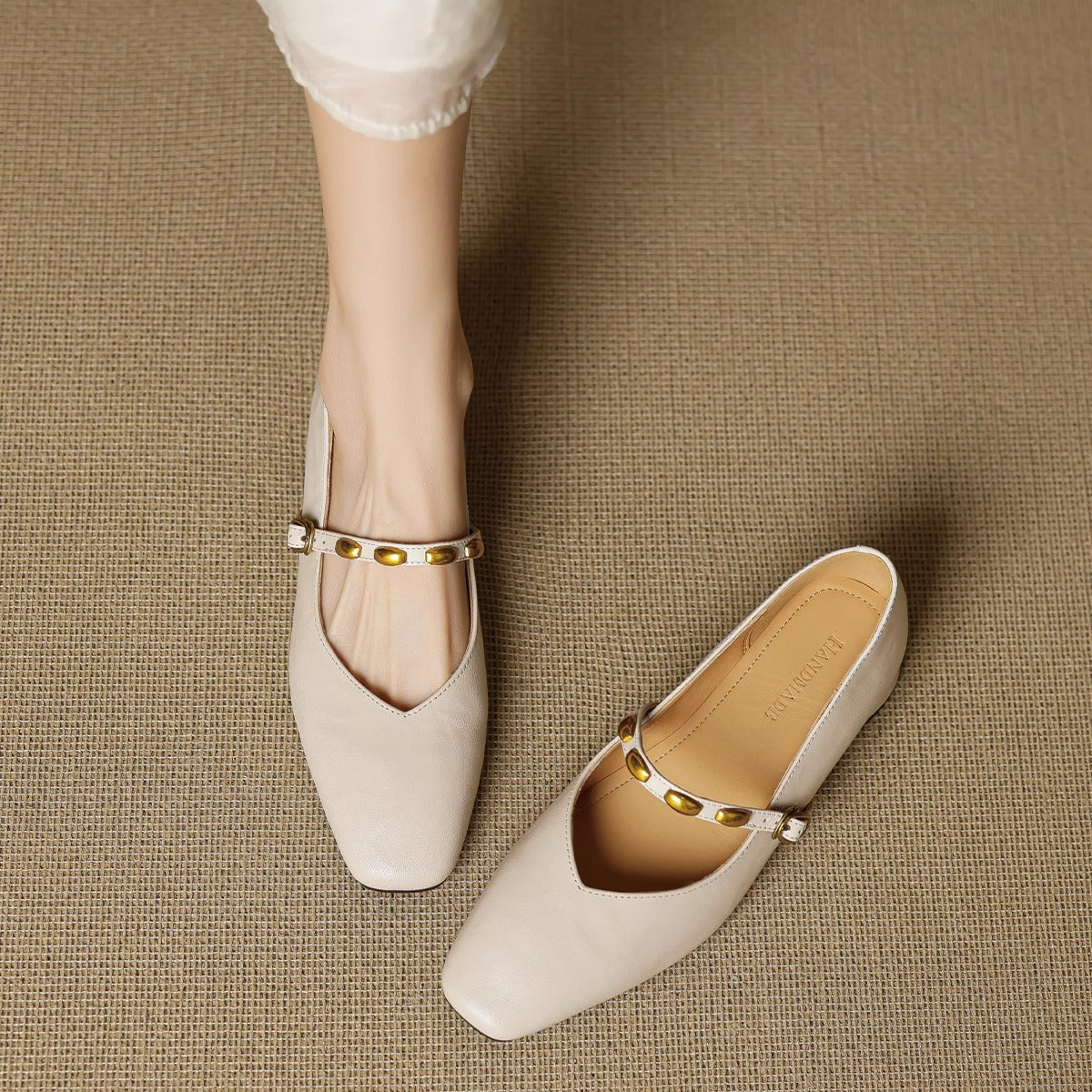 Zyra | Leather-Look Flats
