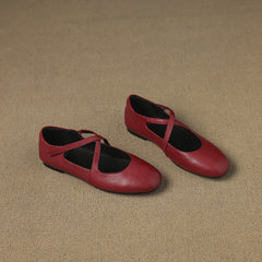 Zeor | Leather-Look Flats