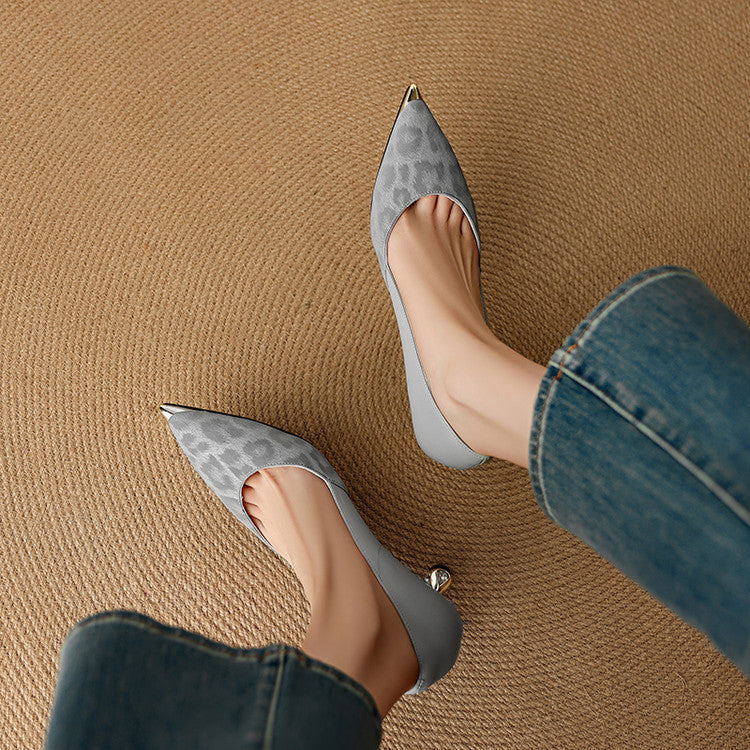 Clair | Leather-Look Heels