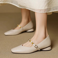 Zyra | Leather-Look Flats