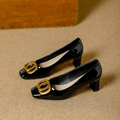 Tyra | Leather-Look Heels