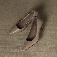 Zala | Leather-Look Heels
