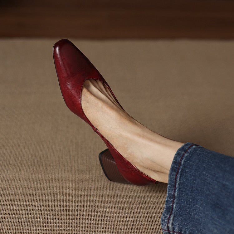 Zila | Leather-Look Heels