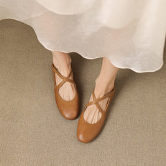 Zeor | Leather-Look Flats