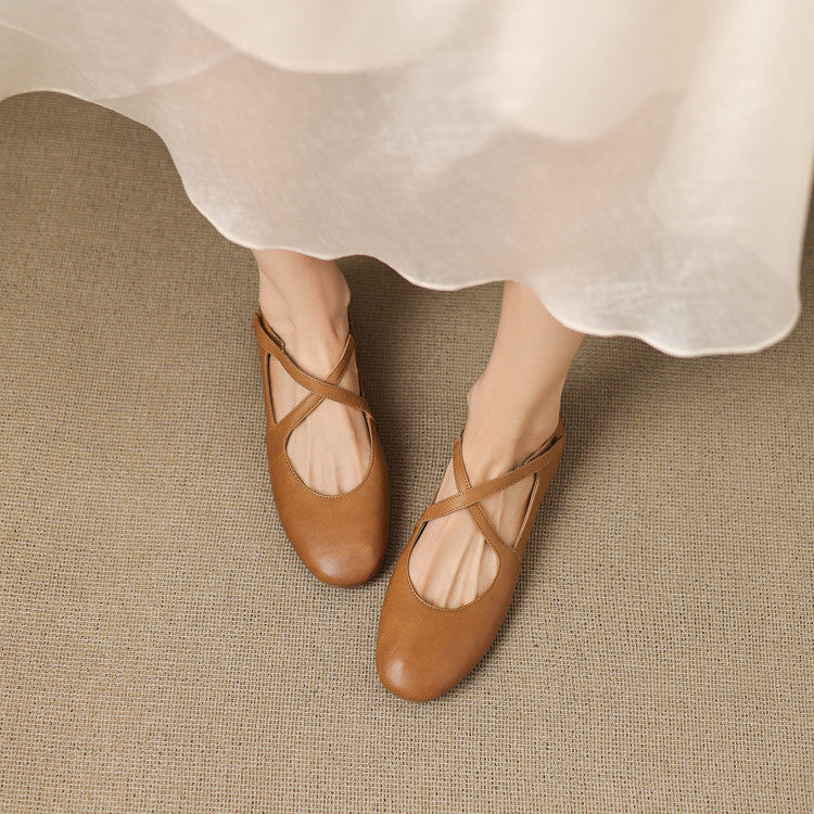 Zeor | Leather-Look Flats