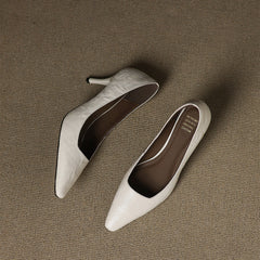 Zala | Leather-Look Heels