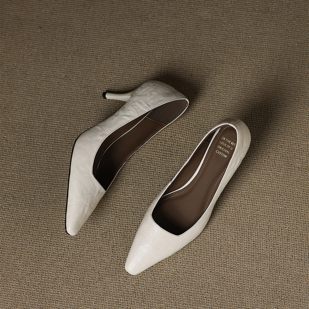 Zala | Leather-Look Heels