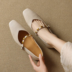 Zyra | Leather-Look Flats
