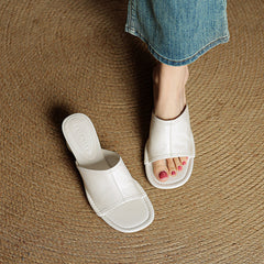 Amira | Leather-Look Mules