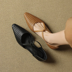 Dona | Leather-Look Heels