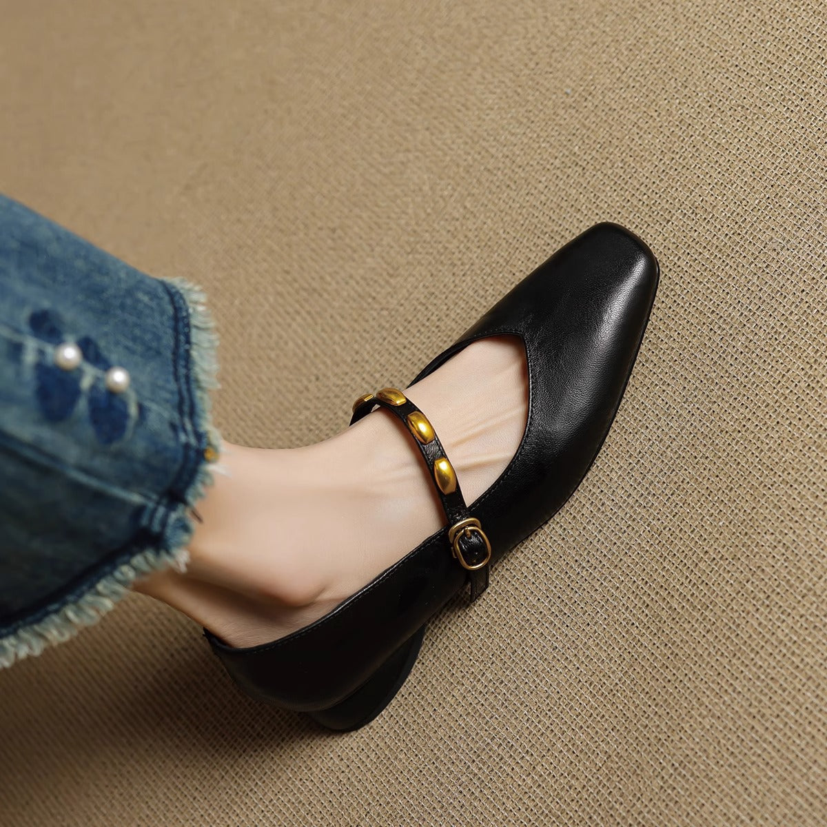 Zyra | Leather-Look Flats