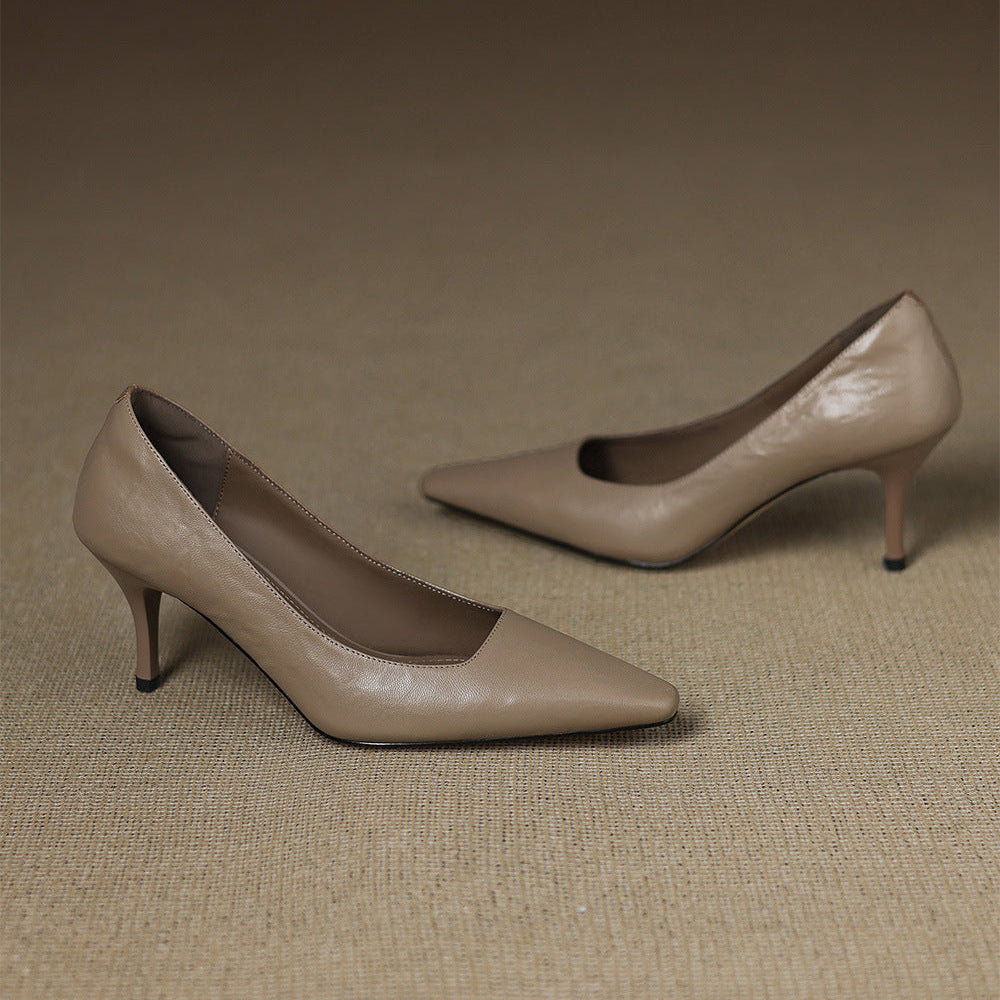 Zala | Leather-Look Heels