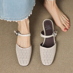 Nilda | Leather-Look Mules