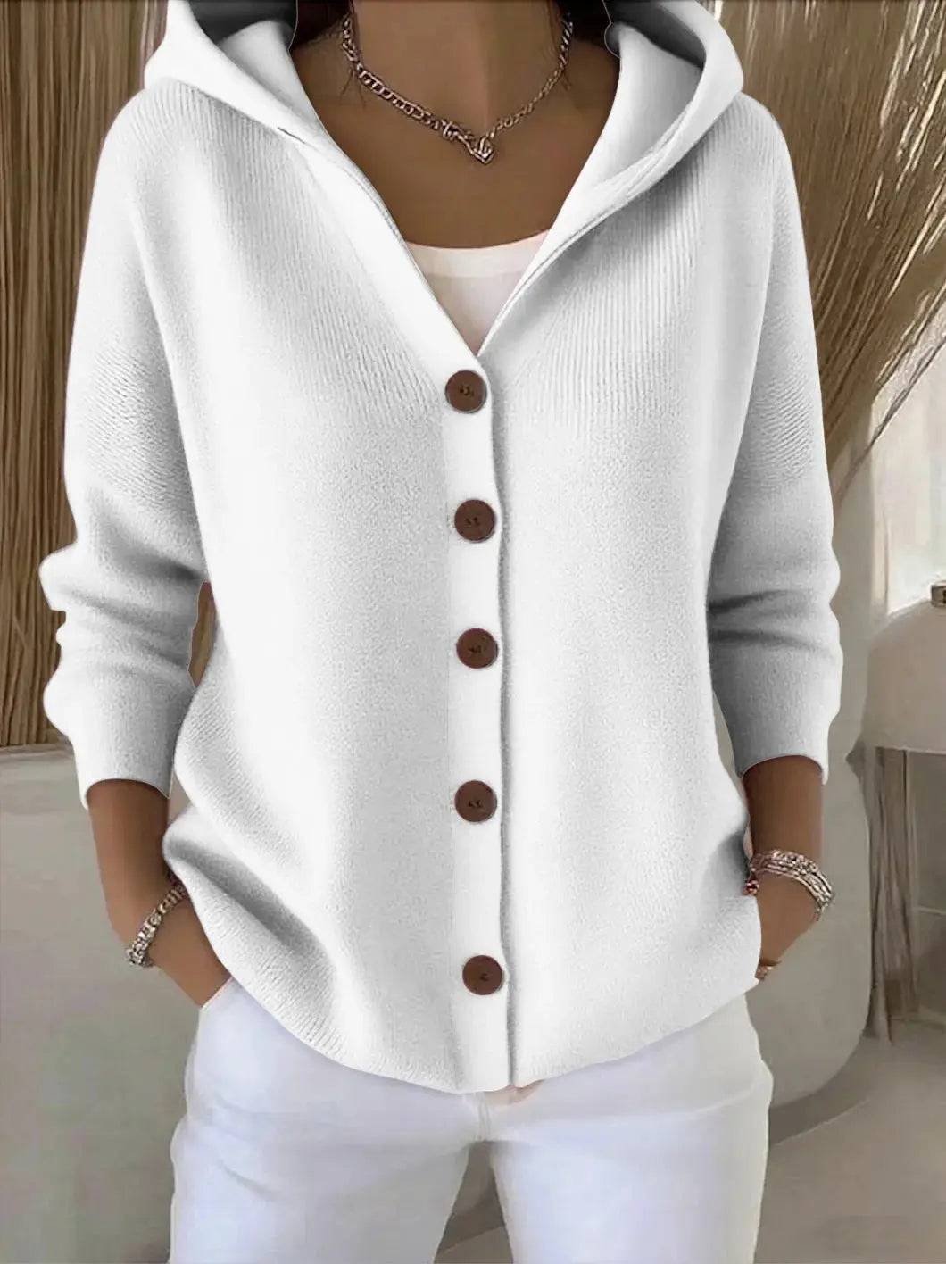 Rowena | Relaxed Hooded Cardigan