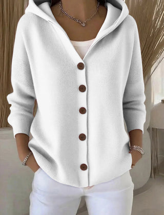 Darienne | Hooded Button Cardigan