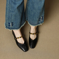 Zyra | Leather-Look Flats