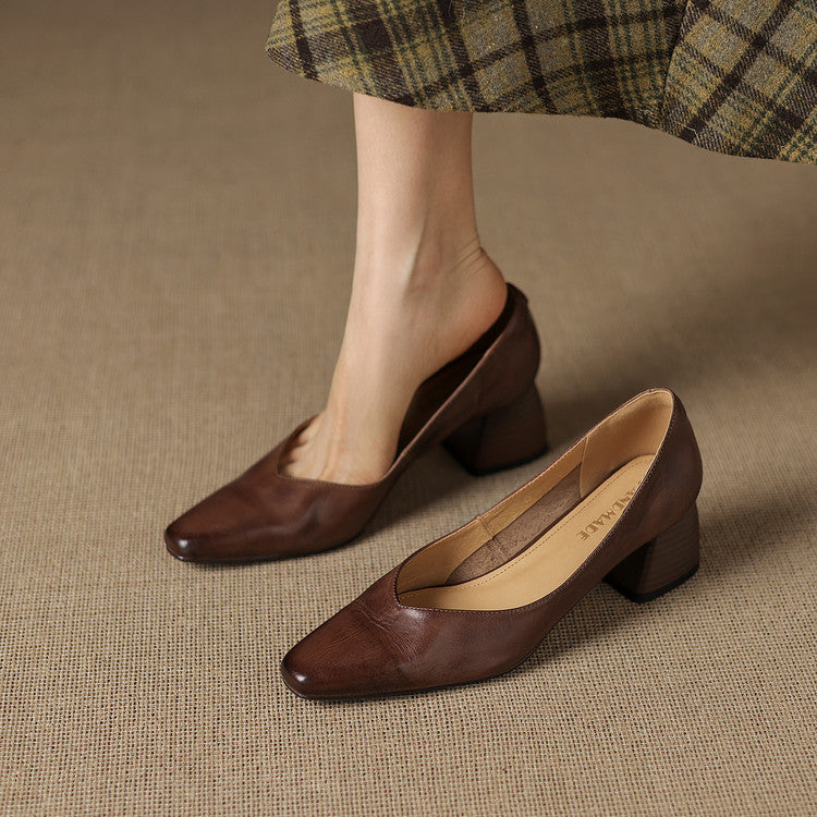 Zila | Leather-Look Heels