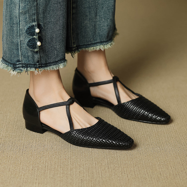 Dona | Leather-Look Heels