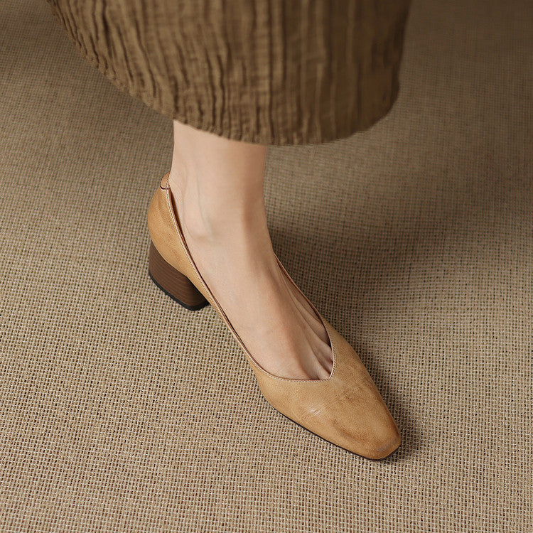 Zila | Leather-Look Heels