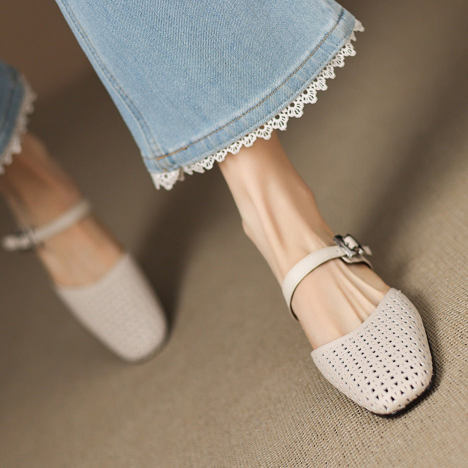 Nilda | Leather-Look Mules